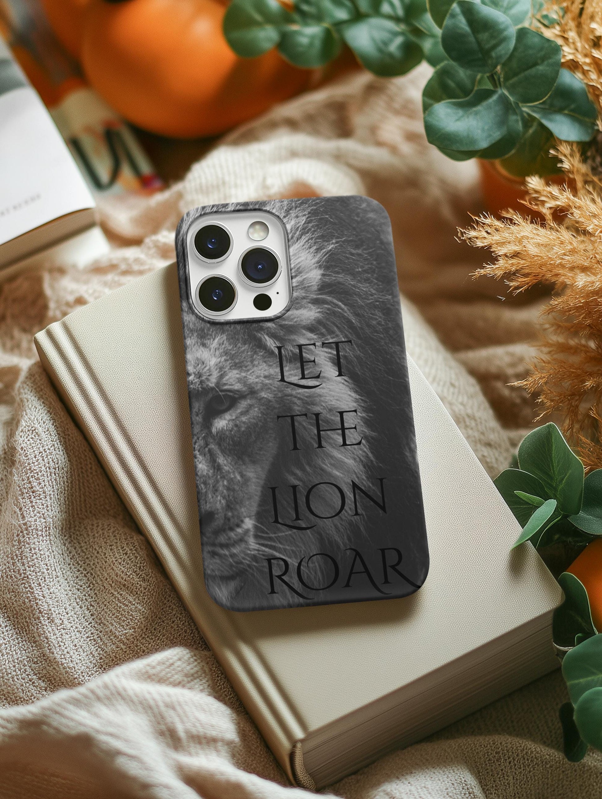 Christian Phone Case Christian Gift Lion Phone Case for Christian Gift For Him Christian Phone Cover Slim