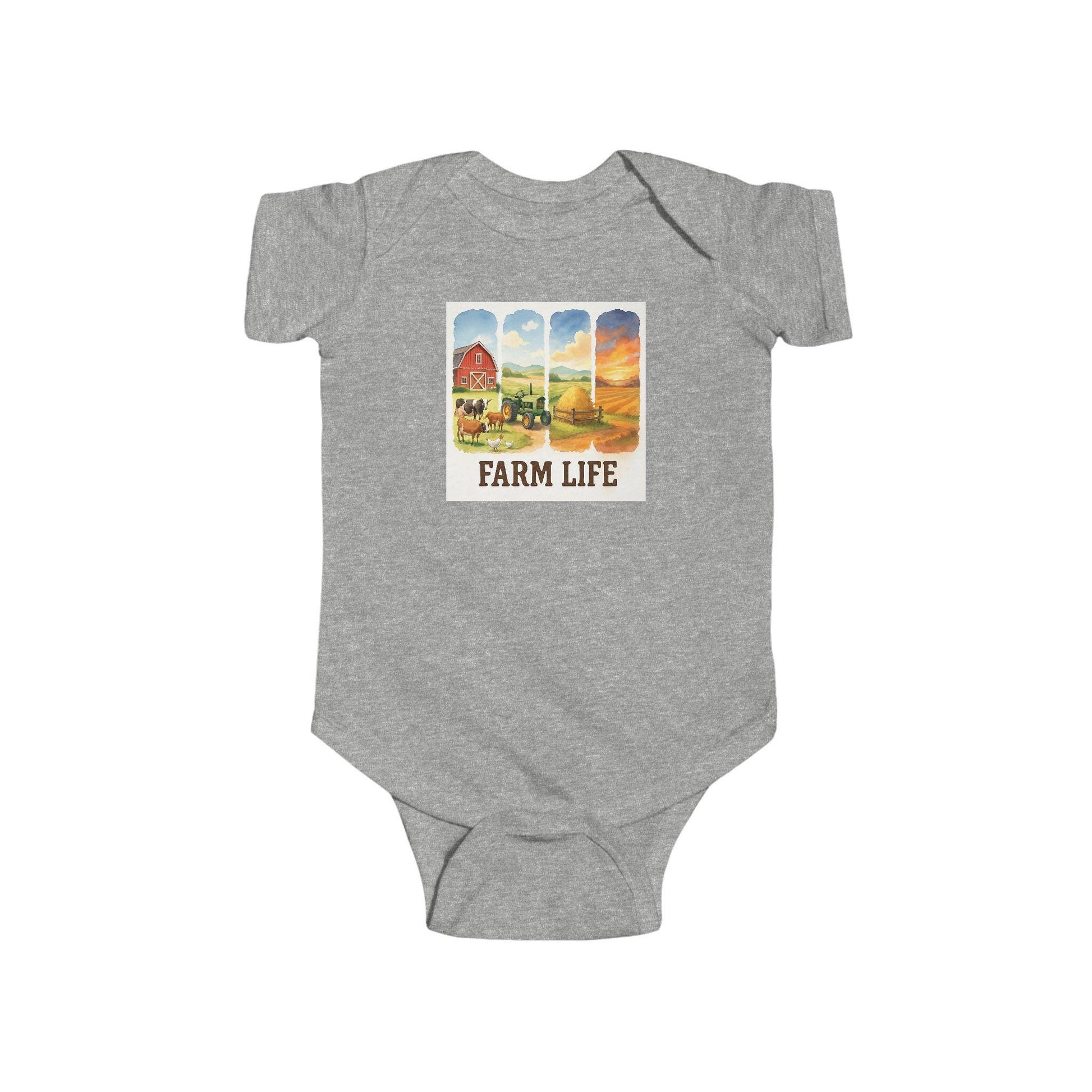 Baby Farm Life Onesie  Farm Infant Bodysuit Farm Related Kids Farm Baby Shower Gift Newborn Gifted Farm-Themed Clothing Cute Baby Gifte Farm