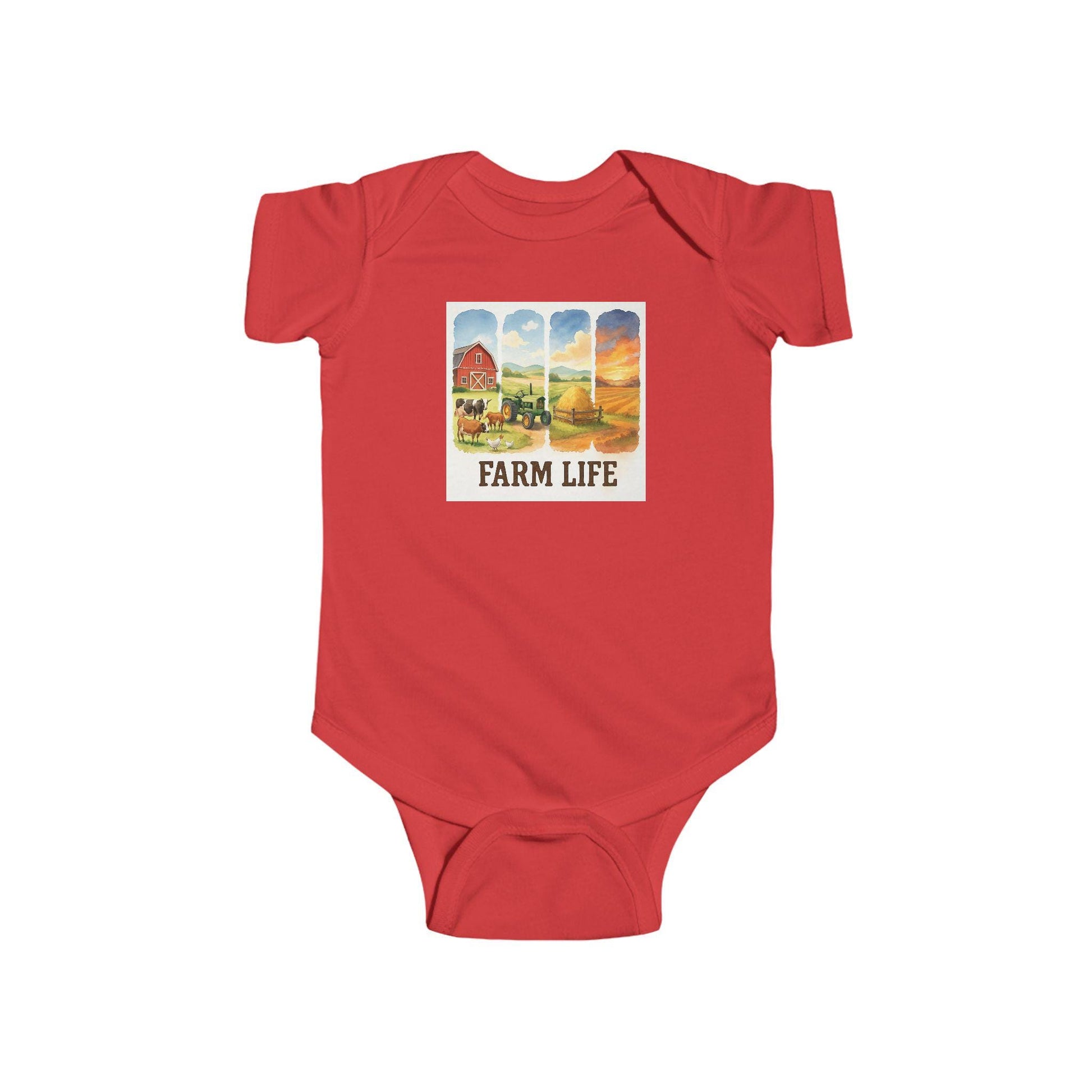 Baby Farm Life Onesie  Farm Infant Bodysuit Farm Related Kids Farm Baby Shower Gift Newborn Gifted Farm-Themed Clothing Cute Baby Gifte Farm