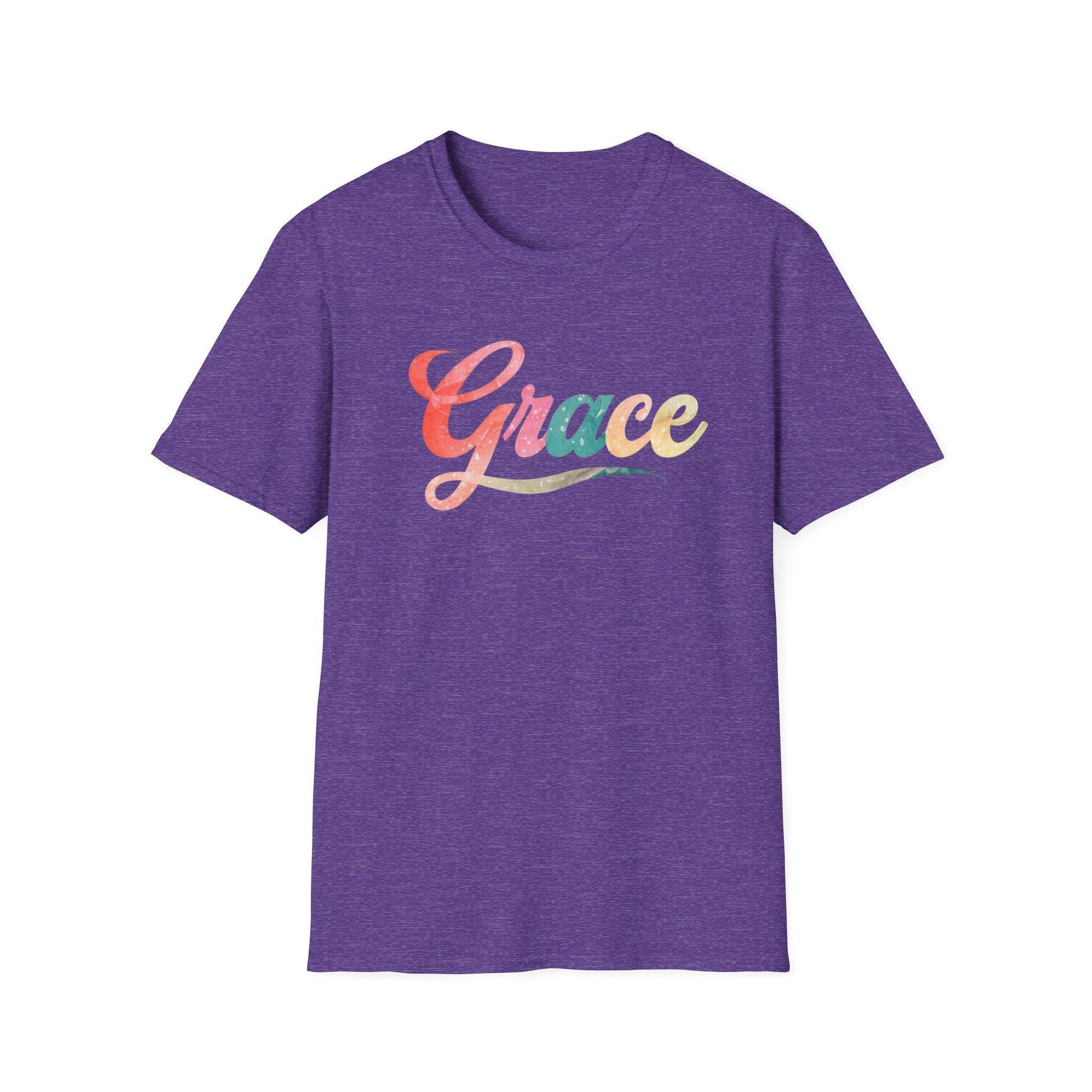 Christian Grace Softstyle T-Shirt Inspirational Faith-based Gift Christian Shirt Gift Grace Faithful Gift For Her Christianity Faith Apparel